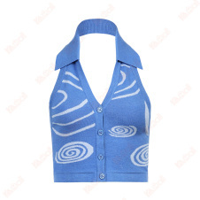 sleeveless knitted vest